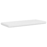 Materasso in schiuma 75 x 190 cm Bianco