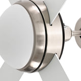 Ventilatore da soffitto con luce e telecomando  130 cm Bianco