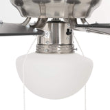 Ventilatore da soffitto con luce  82 cm Nero
