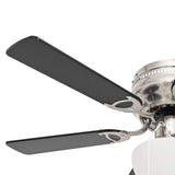 Ventilatore da soffitto con luce  82 cm Nero