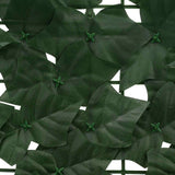 Schermo per balcone con foglie Verde Scuro 200 x 75 cm