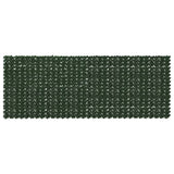 Schermo per balcone con foglie Verde Scuro 400 x 150 cm