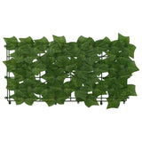 Schermo per balcone con foglie Verde 600 x 75 cm