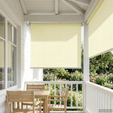 Tenda da sole a rullo con protezione UV Crema 100 x 140 cm