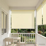 Tenda da sole a rullo con protezione UV Crema 60 x 230 cm
