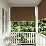 Tenda da sole a rullo con protezione UV Tortora 140 x 140 cm