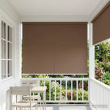 Tenda da sole a rullo con protezione UV Tortora 200 x 140 cm