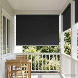 Tenda da sole a rullo con protezione UV Antracite 140 x 140 cm
