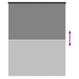 Tenda da sole a rullo con protezione UV Antracite 180 x 230 cm