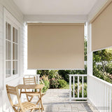 Tenda da sole a rullo con protezione UV Beige 60 x 140 cm