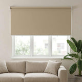 Tenda da sole a rullo con protezione UV Beige 120 x 140 cm
