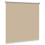 Tenda da sole a rullo con protezione UV Beige 120 x 140 cm