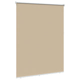 Tenda da sole a rullo con protezione UV Beige 160 x 140 cm