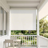 Tenda da sole a rullo con protezione UV Bianco Poliestere