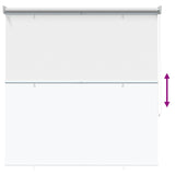 Tenda da sole a rullo con protezione UV Bianco 100 x 230 cm