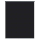 Tenda da sole a rullo con protezione UV Nero 160 x 140 cm