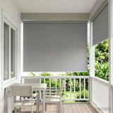 Tenda da sole a rullo con protezione UV Grigio Chiaro