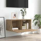 Armadietto a muro A parete Rovere artigianale 80 x 36,5 x 35 cm