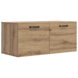Armadietto a muro A parete Rovere artigianale 80 x 36,5 x 35 cm