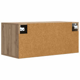 Armadietto a muro A parete Rovere artigianale 80 x 36,5 x 35 cm
