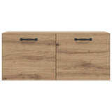 Armadietto a muro A parete Rovere artigianale 80 x 36,5 x 35 cm