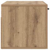 Armadietto a muro A parete Rovere artigianale 80 x 36,5 x 35 cm