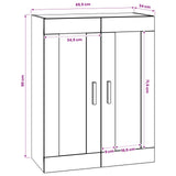 Armadietto a muro A parete Rovere artigianale 69,5 x 34 x 90 cm