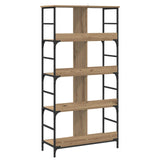 Libreria 4 livelli 78,5 x 33 x 153 cm metallo PB
