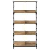 Libreria Rovere artigianale 78,5 x 33 x 153 cm metallo PB