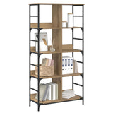 Libreria 4 livelli 78,5 x 33 x 153 cm metallo PB