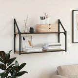 Scaffale da parete A parete Rovere artigianale 80 x 21 x 51 cm