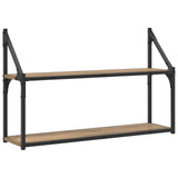 Scaffale da parete A parete Rovere artigianale 80 x 21 x 51 cm