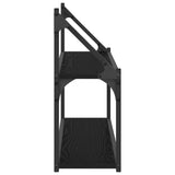 Scaffale da parete A parete Rovere nero 80 x 21 x 51 cm