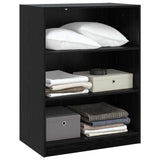 Guardaroba con lo scaffale Rovere nero 77 x 48 x 102 cm PB