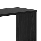 Libreria Rovere nero 80,5 x 23,5 x 162,5 cm PB