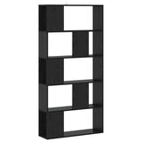 Libreria Rovere nero 80,5 x 23,5 x 162,5 cm PB