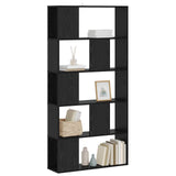 Libreria Rovere nero 80,5 x 23,5 x 162,5 cm PB