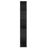 Libreria Rovere nero 80,5 x 23,5 x 162,5 cm PB