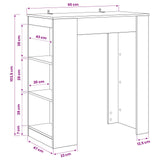 Tavolo da bar 95 x 47 x 103,5 cm Legno ingegnerizzato