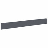 Bordura per Prato 50 pcs 100 x 12 cm Acciaio Antracite