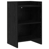 Comodini Rovere Nero 40 x 30 x 60 cm Legno ingegnerizzato