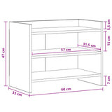 Mobile TV 60 x 33 x 47 cm Legno antico Legno ingegnerizzato