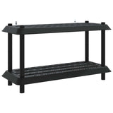 Unità di scaffalatura 2 livelli 100 x 40 x 55,5 cm PP Antracite