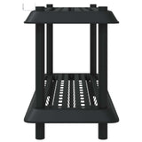 Unità di scaffalatura 2 livelli 100 x 40 x 55,5 cm PP Antracite
