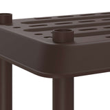 Unità di scaffalatura 2 livelli 100 x 40 x 55,5 cm PP Marrone