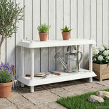 Unità di scaffalatura 2 livelli 100 x 40 x 55,5 cm PP Bianco