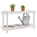 Unità di scaffalatura 2 livelli 100 x 40 x 55,5 cm PP Bianco