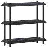 Unità di scaffalatura 3 livelli 100 x 40 x 96 cm PP Antracite