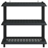 Unità di scaffalatura 3 livelli 100 x 40 x 96 cm PP Antracite