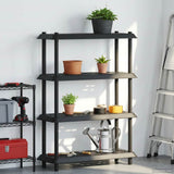 Unità di scaffalatura 4 livelli 100 x 40 x 136,5 cm PP